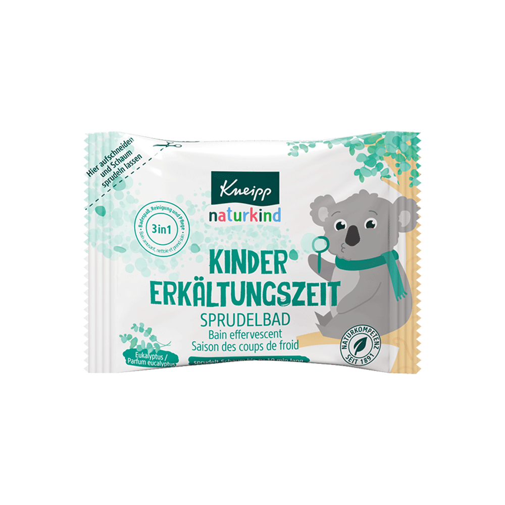 Bild: Kneipp Naturkind Sprudelbad Erkältungszeit