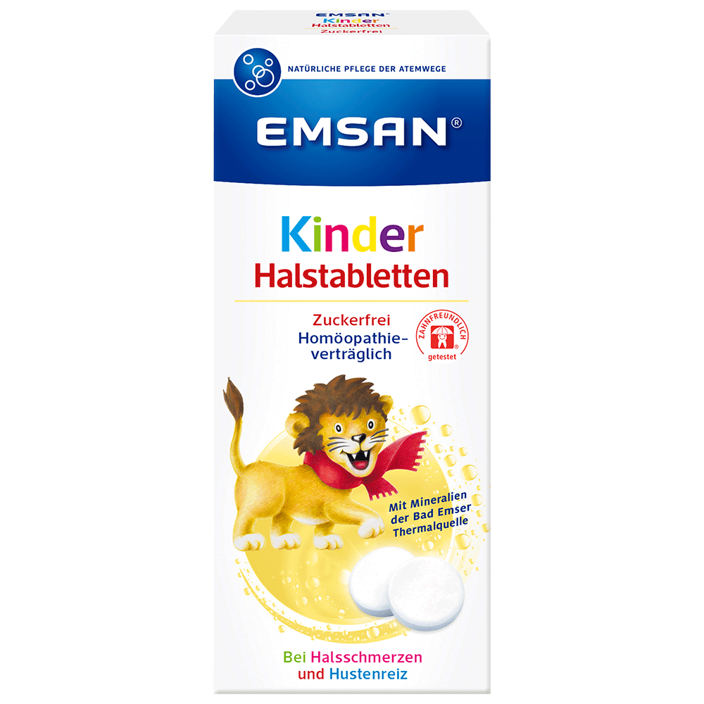 Bild: Emsan Kinder Halstabletten