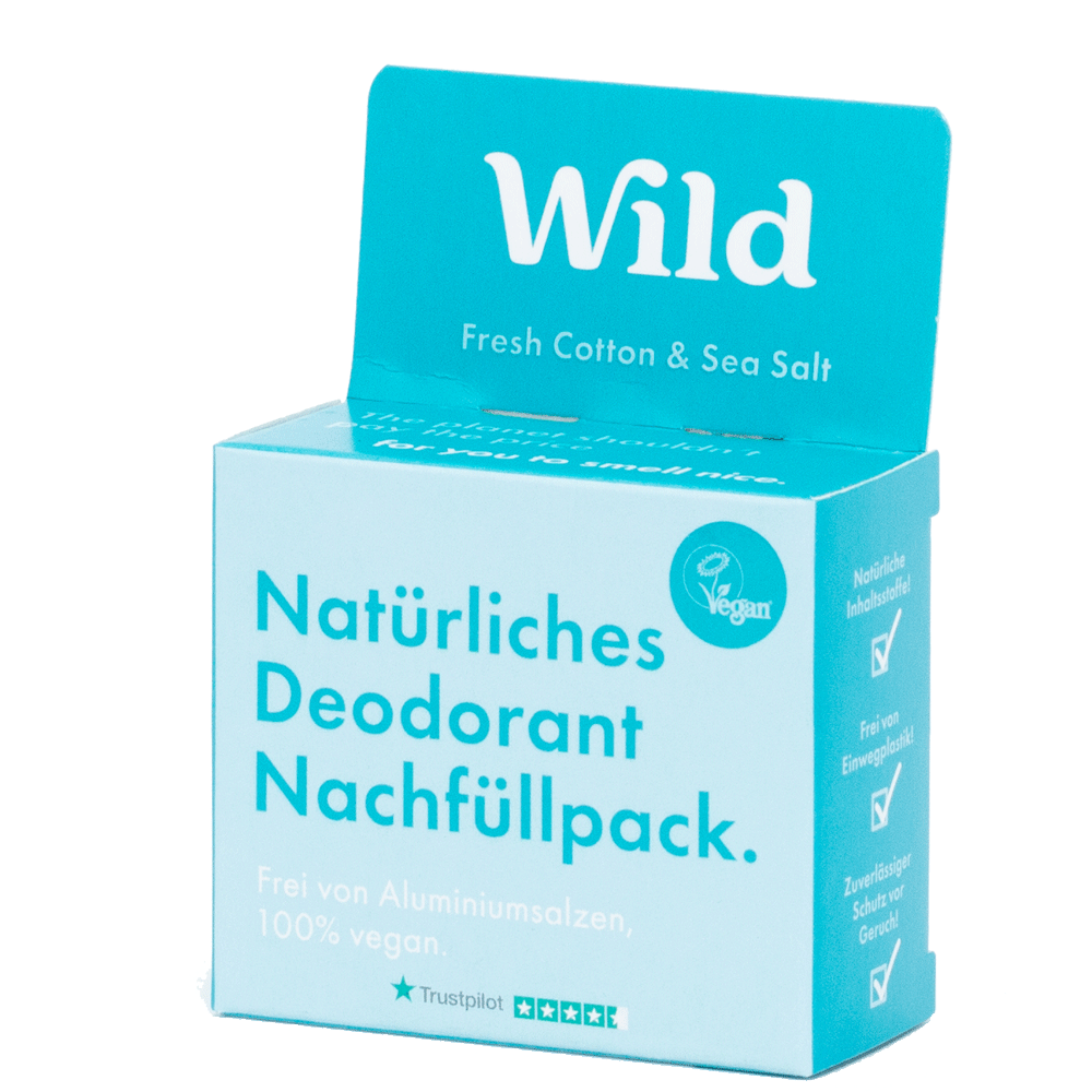 Bild: WILD Deo Stick Refill Fresh Cotton & Sea Salt
