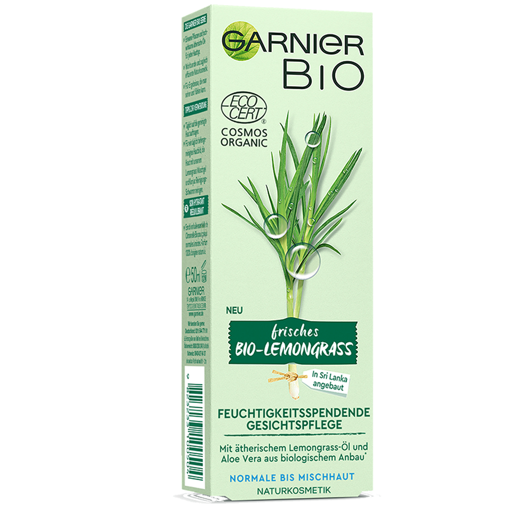 Bild: GARNIER BIO Detox Lemongrass Tagespflege