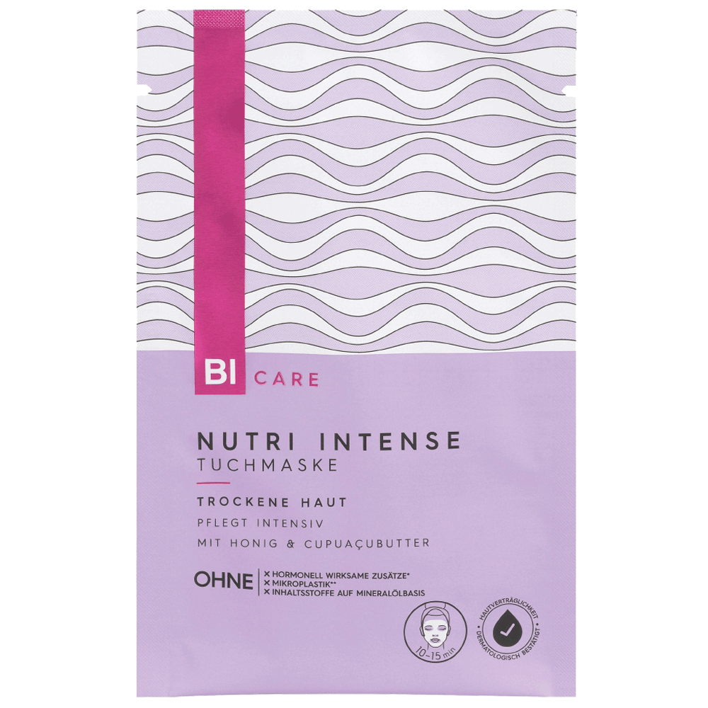 Bild: BI CARE Nutri Intense Tuchmaske