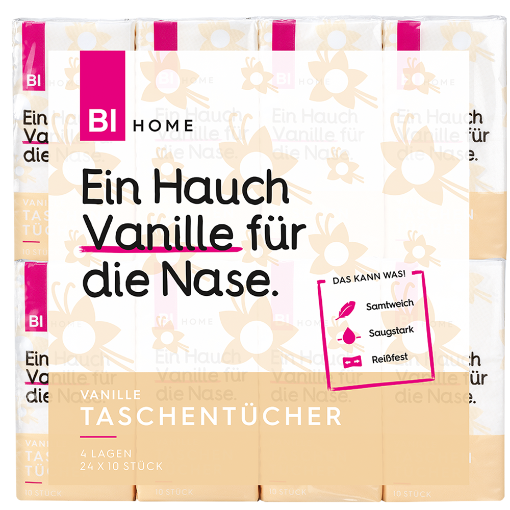 Bild: BI HOME Taschentücher Vanille 
