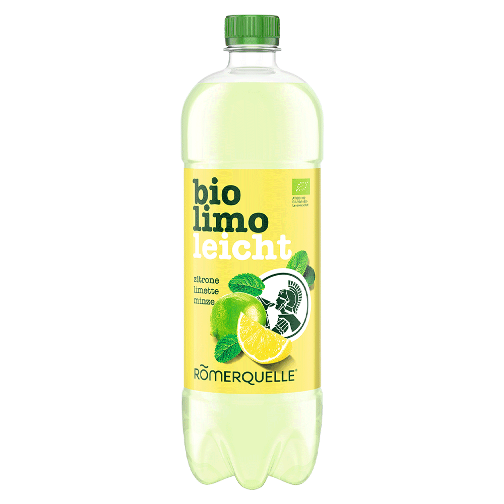 Bild: RÖMERQUELLE Bio Limo leicht Zitrone Limette Minze
