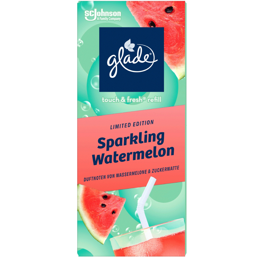 Bild: Glade Touch & Fresh Sparkling Watermelon Nachfüllung Limited Edition