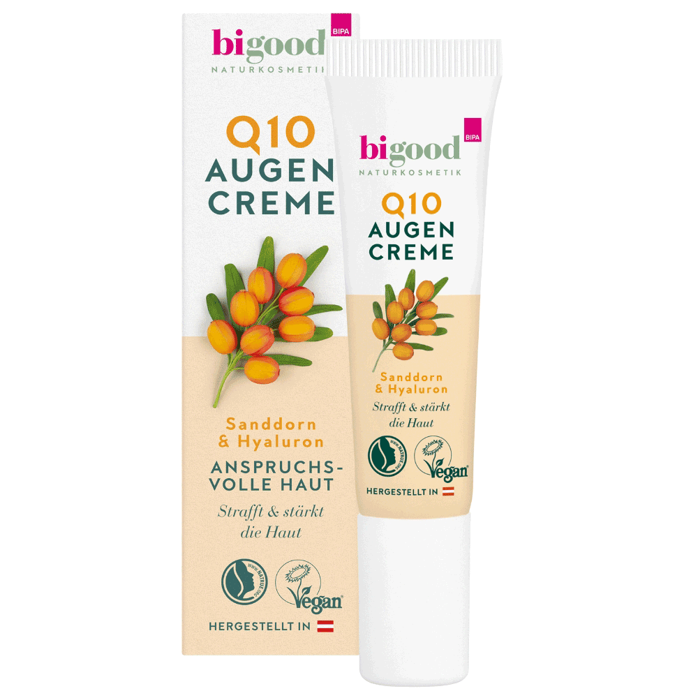 Bild: bi good Q10 Augencreme Sanddorn & Hyaluron