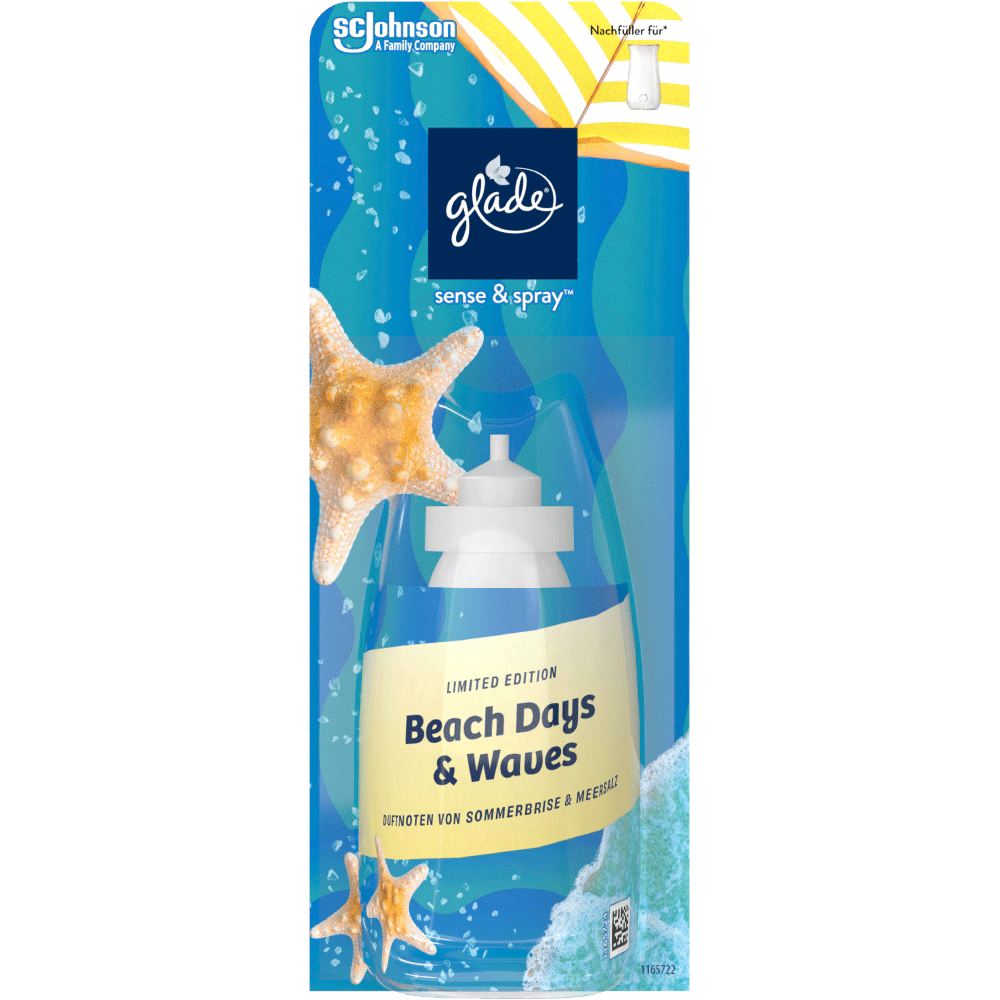 Bild: Glade Sense & Spray Beach Days & Waves Nachfüllung Limited Edition