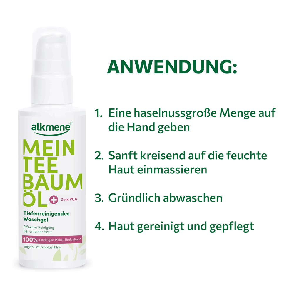 Bild: alkmene Mein Teebaumöl tiefenreinigendes Waschgel