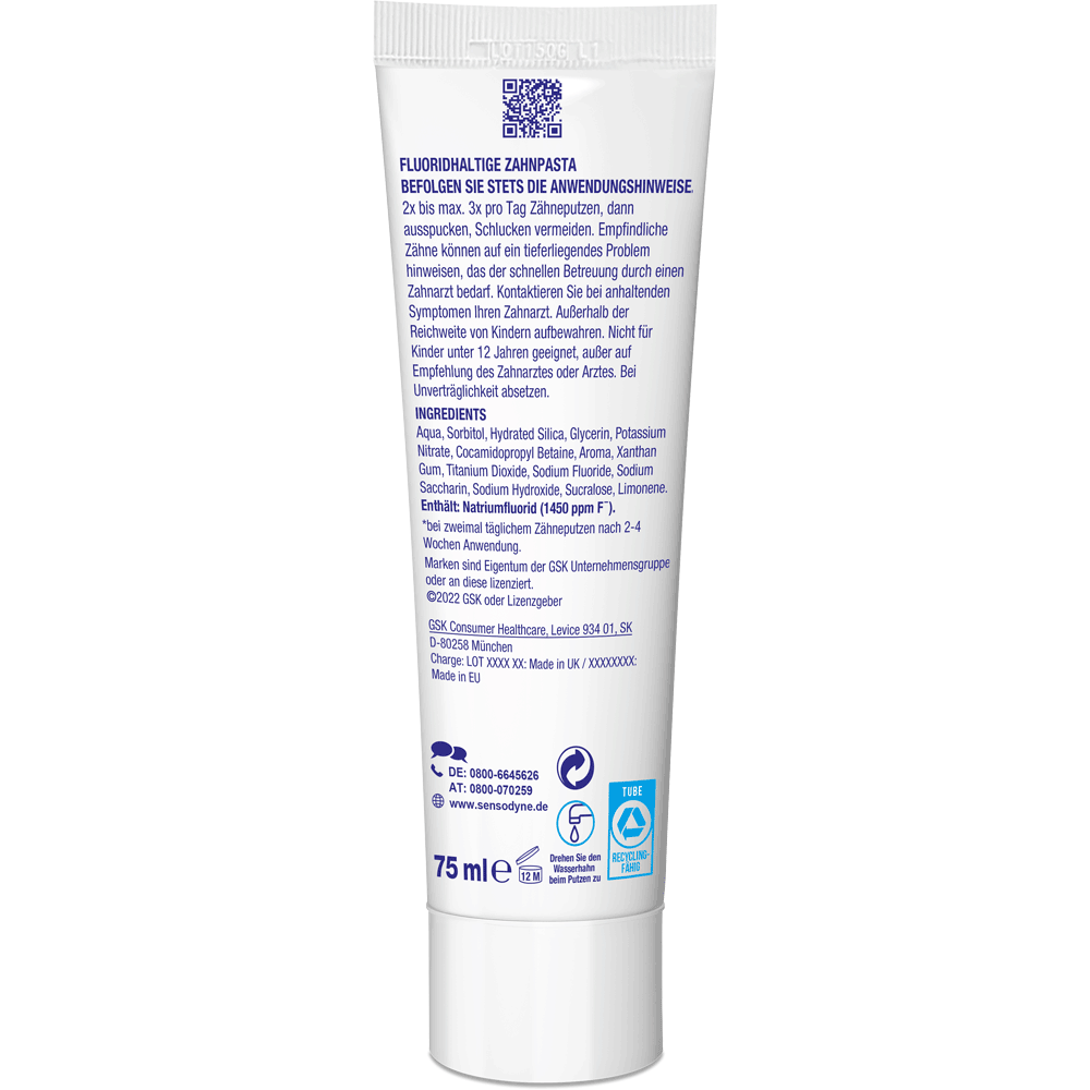 Bild: SENSODYNE Zahncreme Multicare Kariesschutz & Frische