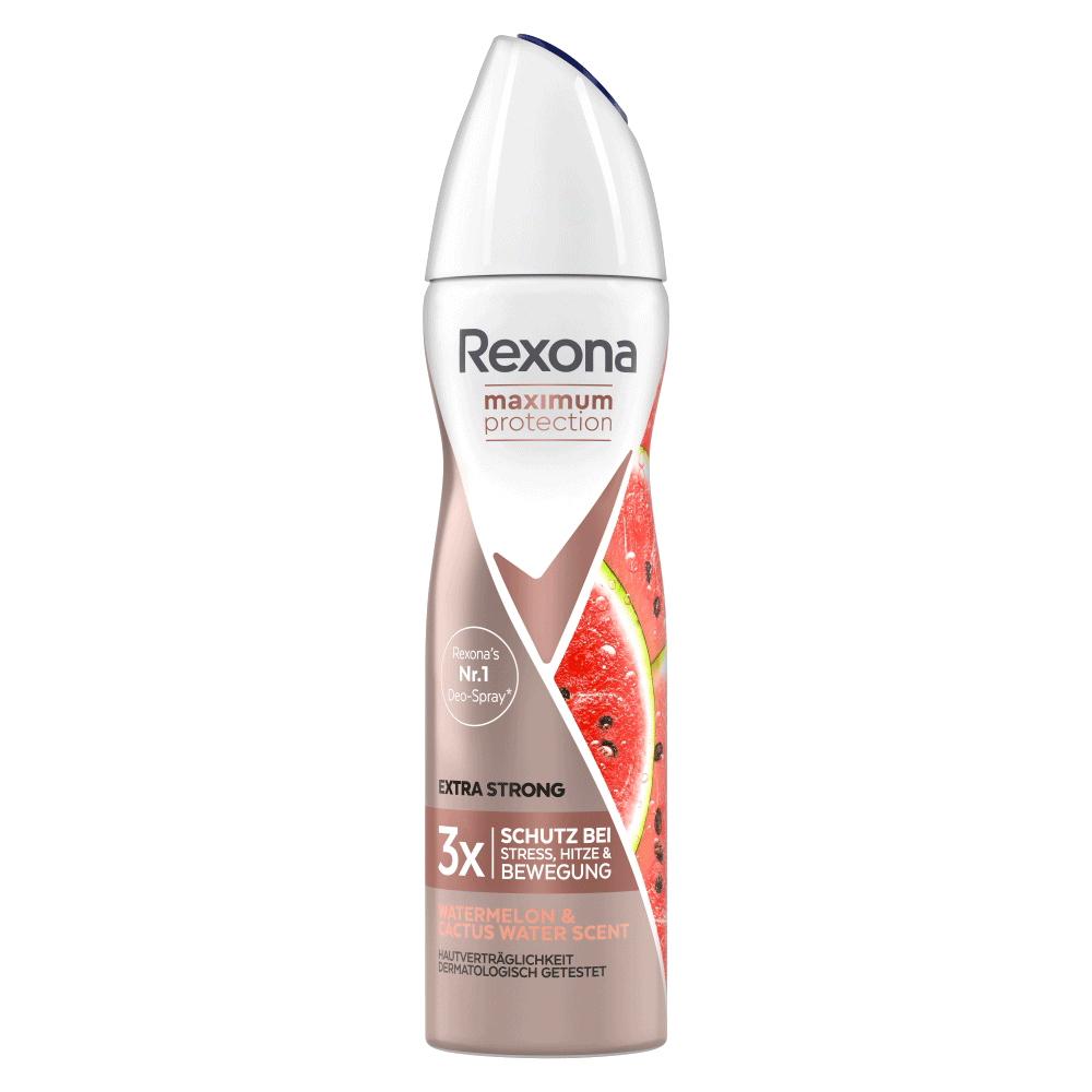 Bild: Rexona Deo Spray Max Protection Watermelon & Cactus Water Scent