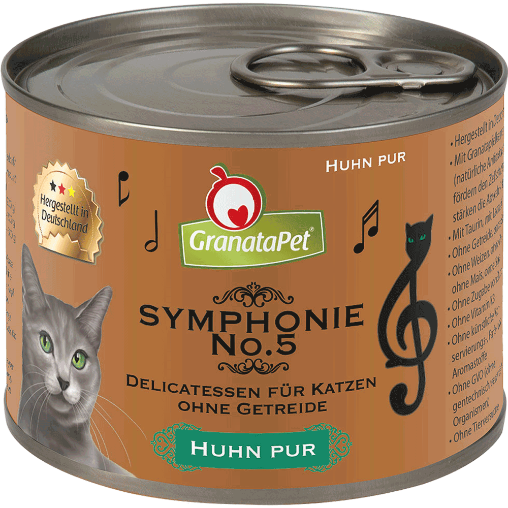 Bild: GranataPet Symphonie No. 5 Huhn Pur Katzenfutter