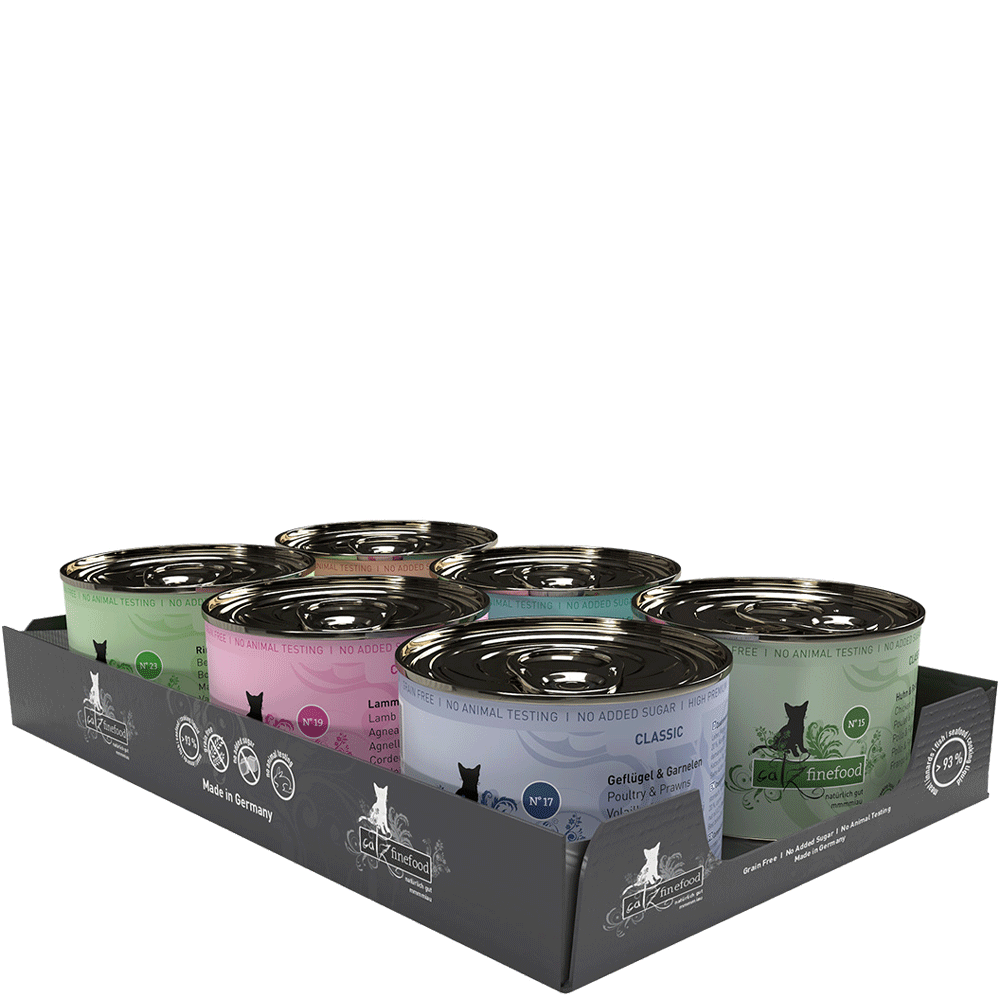 Bild: catz finefood Classic Multipack Dosen Katzenfutter 15-25
