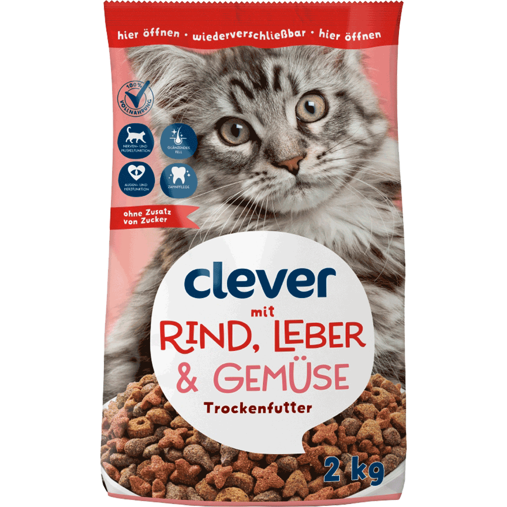 Bild: clever Rind & Wild Katzenfutter
