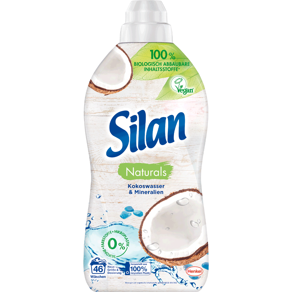 Bild: Silan Weichspüler Naturals Kokoswasser & Mineralien