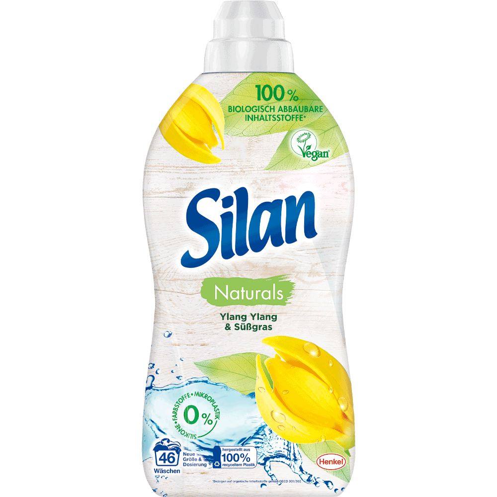 Bild: Silan Weichspüler Naturals Ylang Ylang & Süßgras