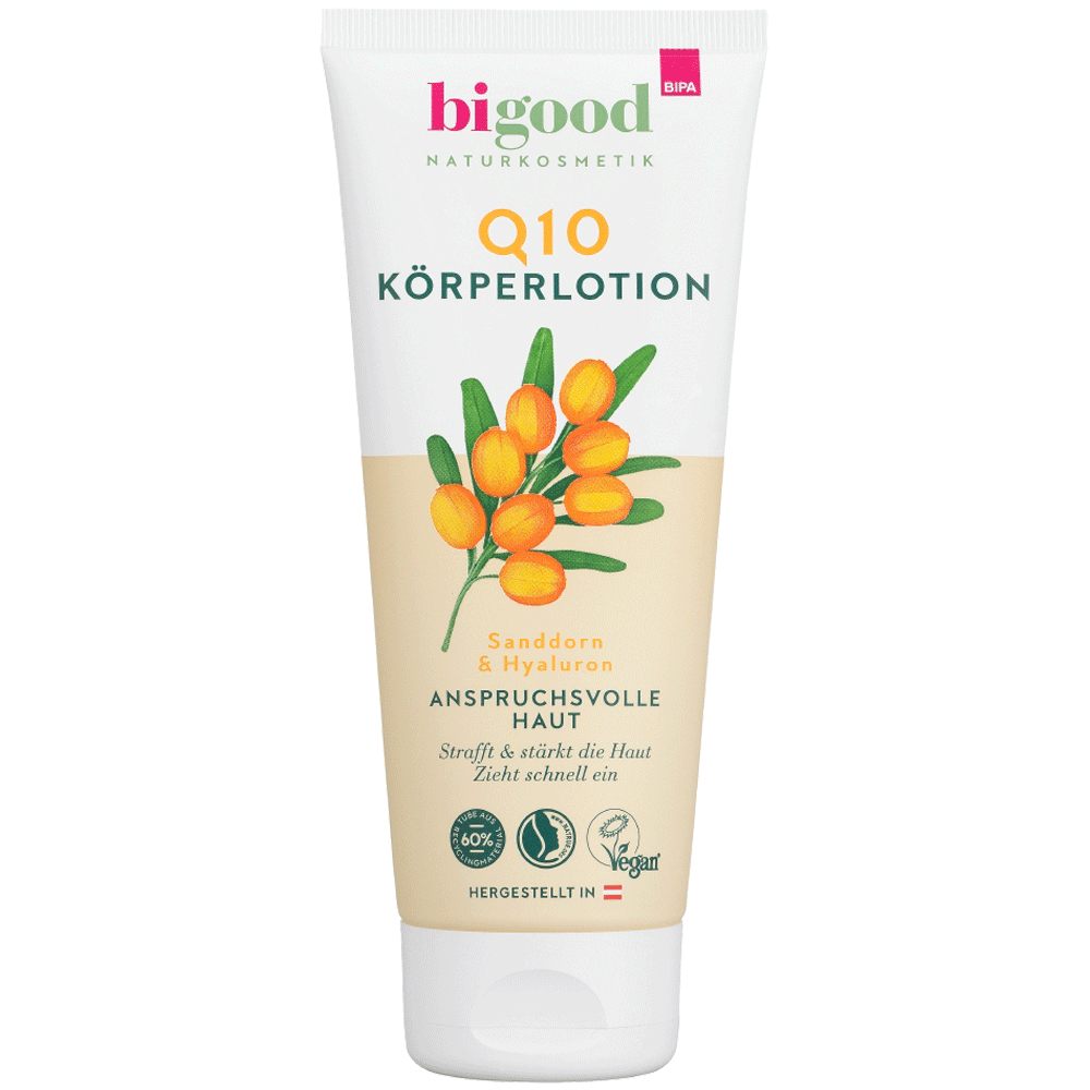 Bild: bi good Q10 Körperlotion Sanddorn & Hyaluron