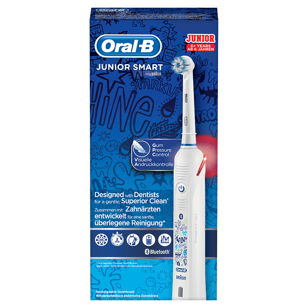 Bild: Oral-B Junior Elektrische Kinderzahnbürste, Weiß
