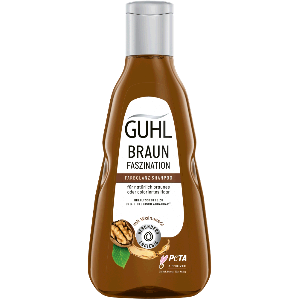 Bild: GUHL Farbglanz Braun Shampoo