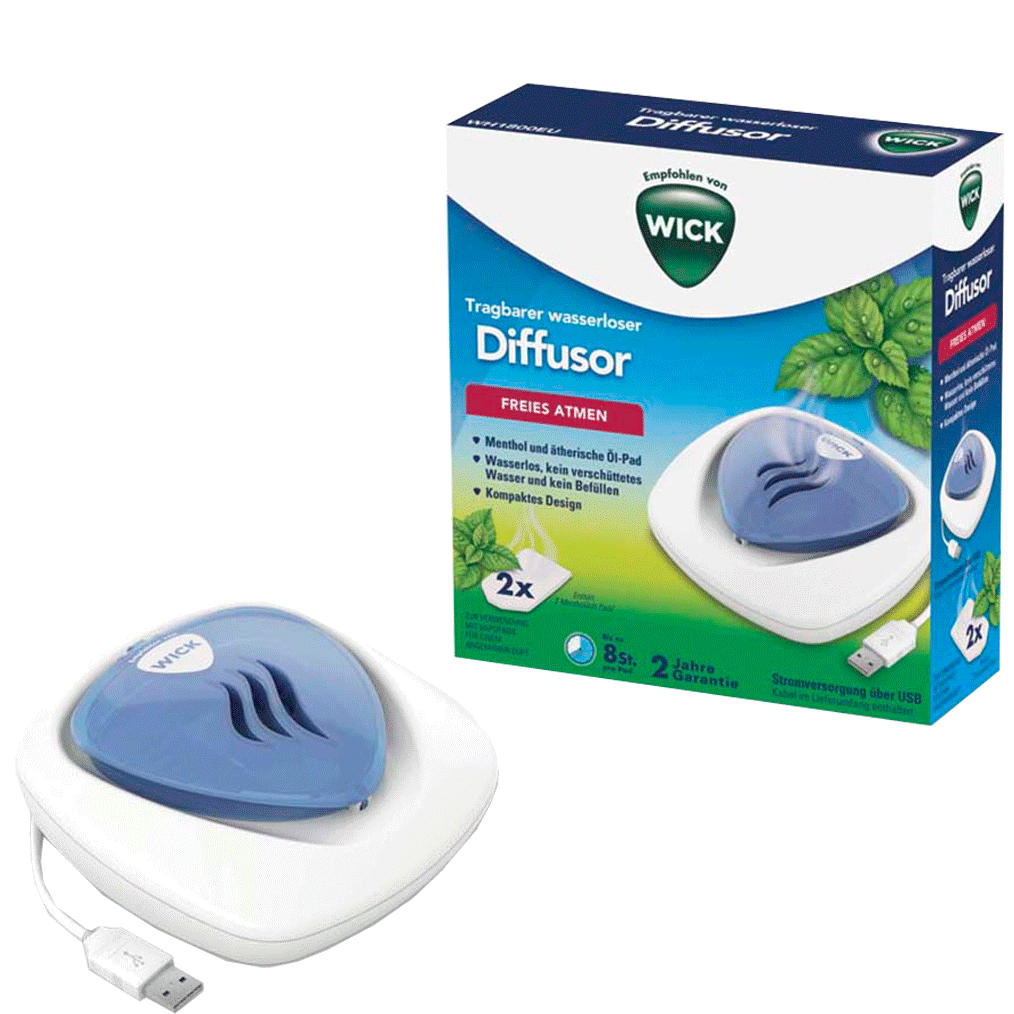 Bild: WICK Wasserloser Tragbarer Diffusor