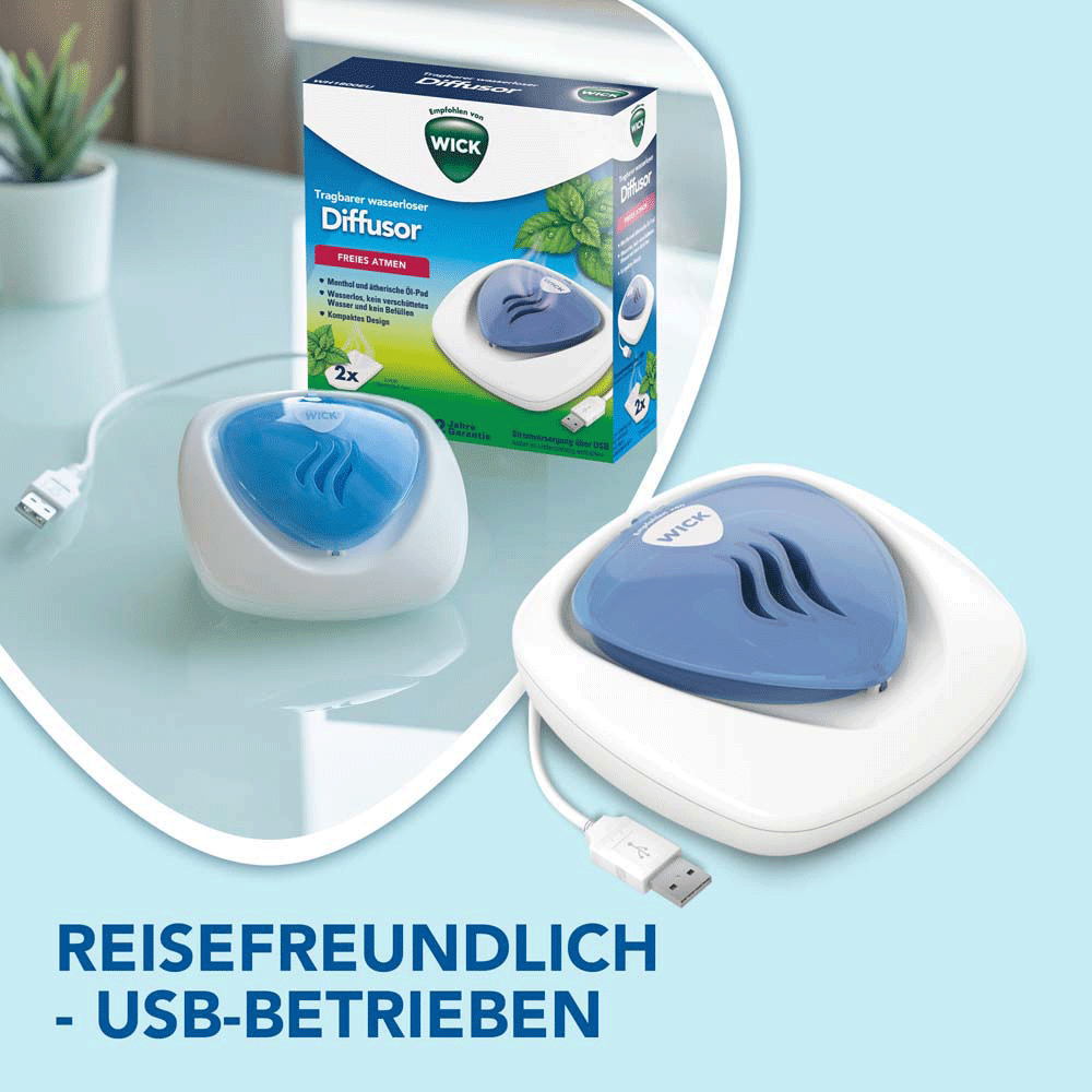 Bild: WICK Wasserloser Tragbarer Diffusor