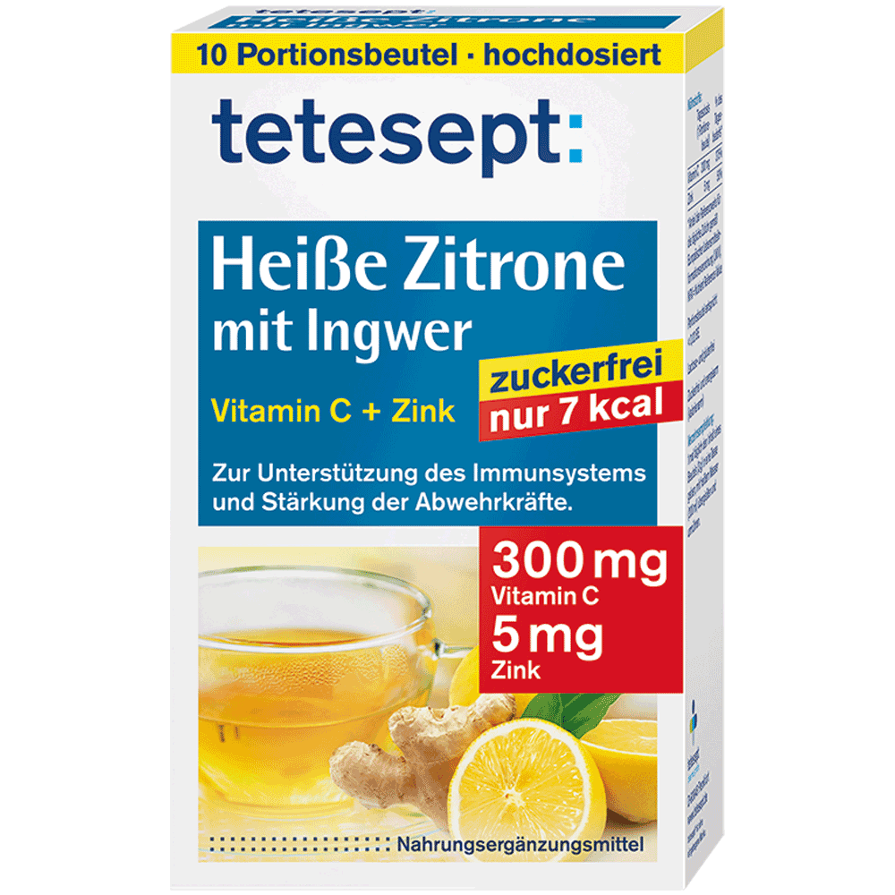 Bild: tetesept: Heiße Zitrone mit Ingwer