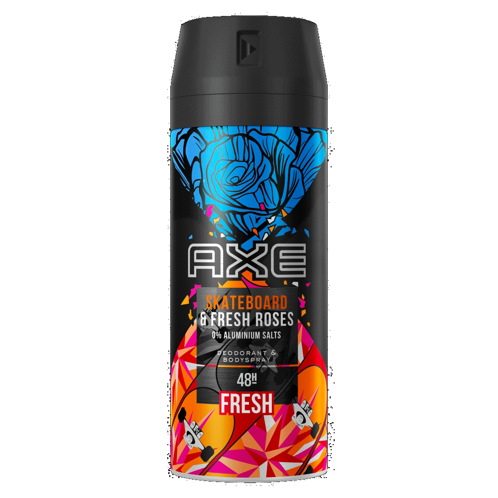 Bild: AXE Deo Spray Skateboard & Fresh Roses Scent