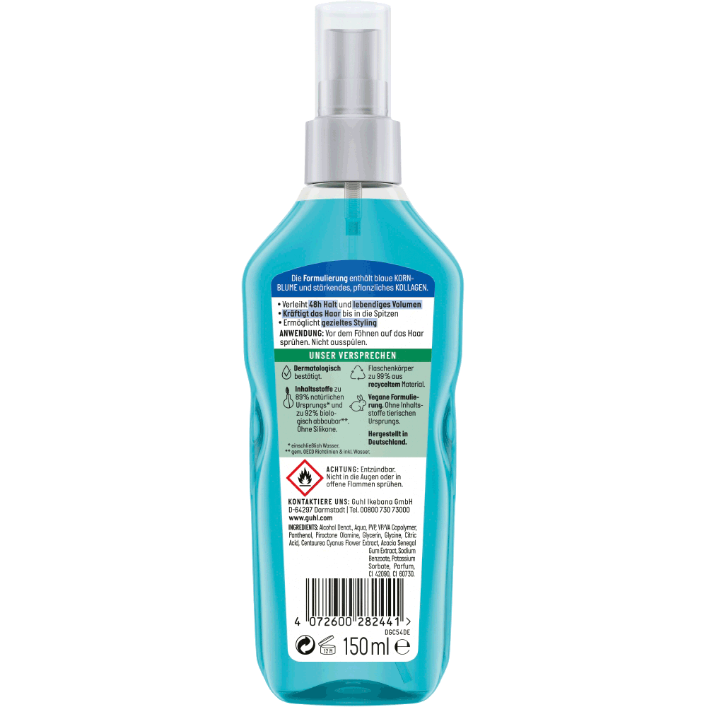 Bild: GUHL Langzeit Volumen Föhn-Aktiv Styling Spray