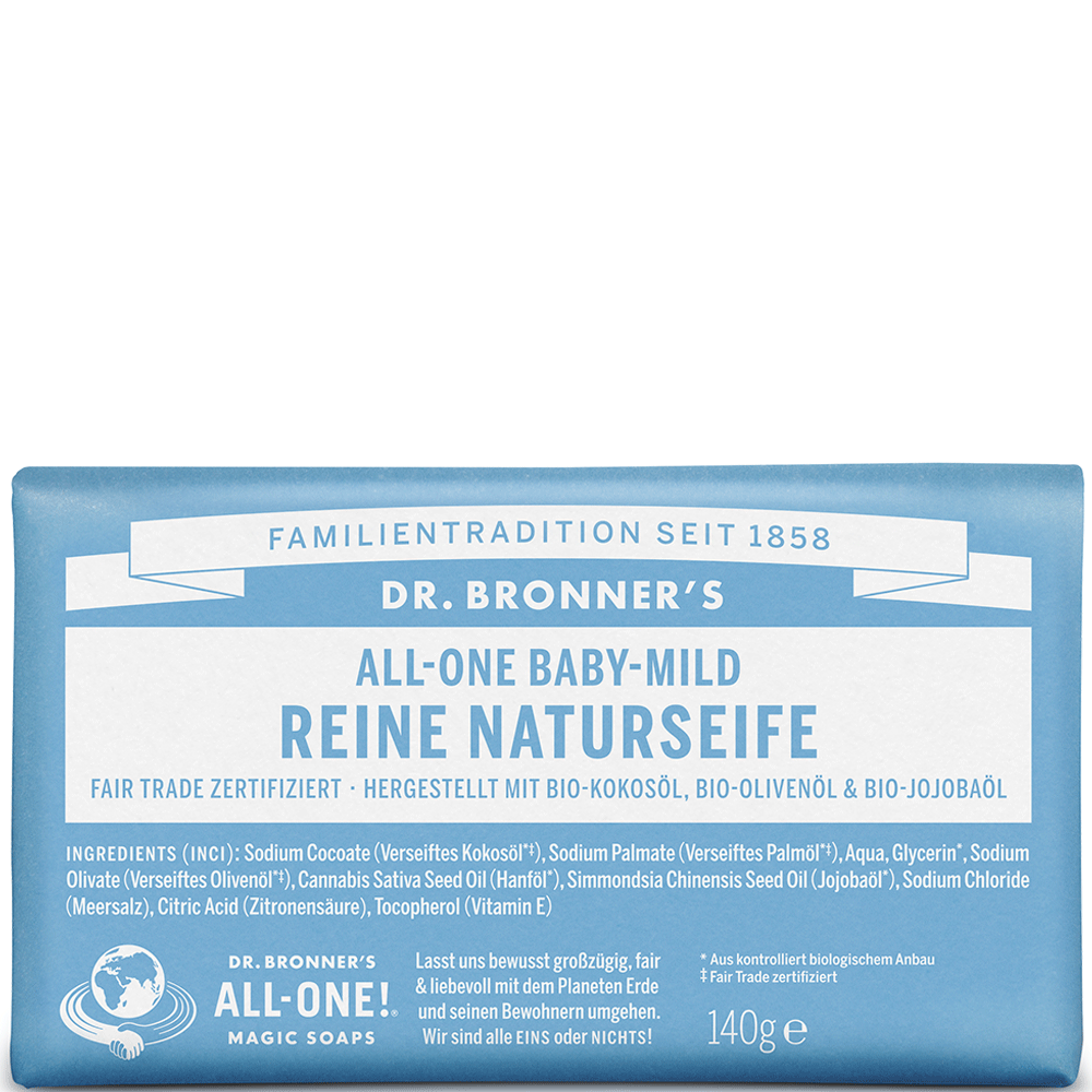 Bild: Dr. Bronner's Seifenstück Babymild