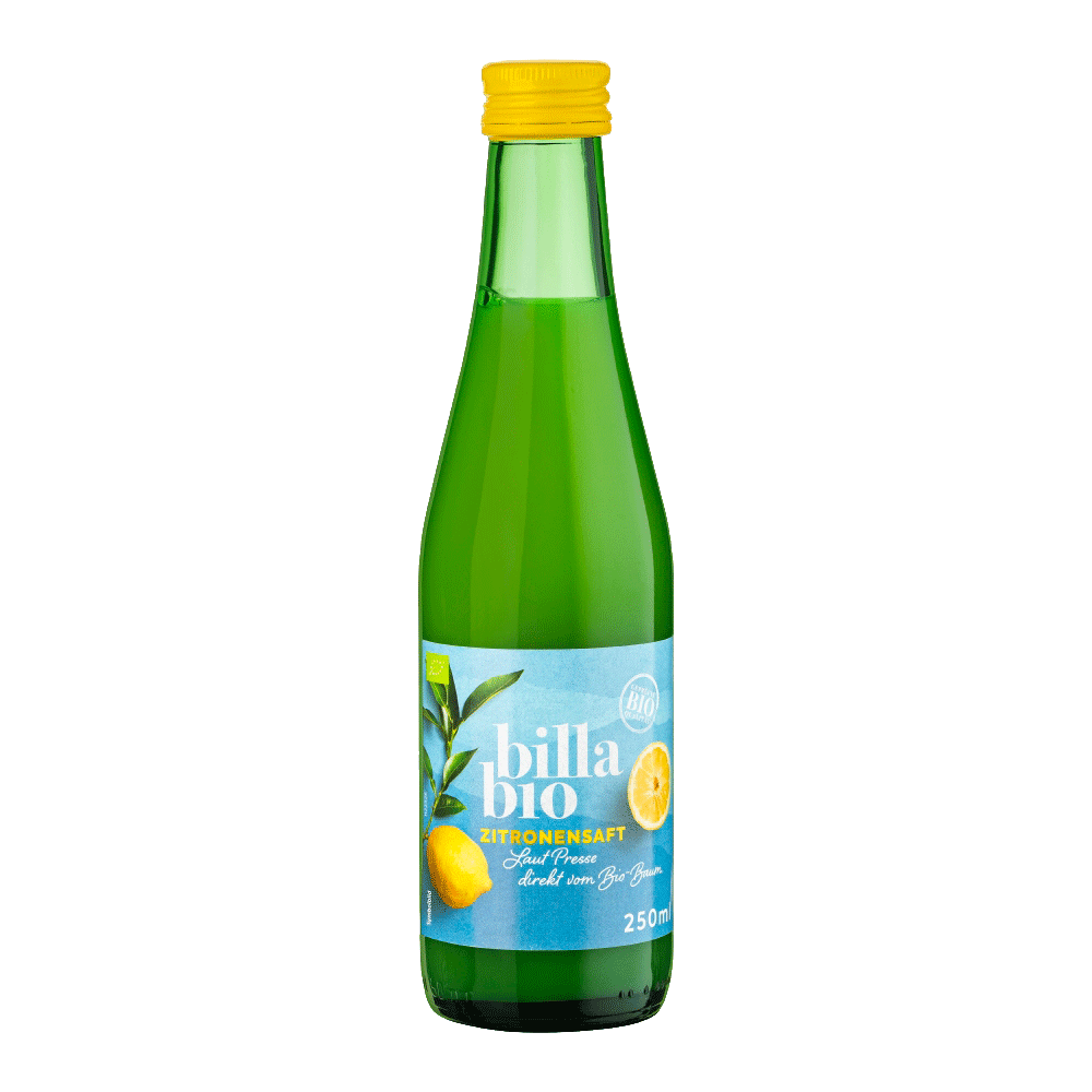 Bild: Billa Bio Zitronensaft