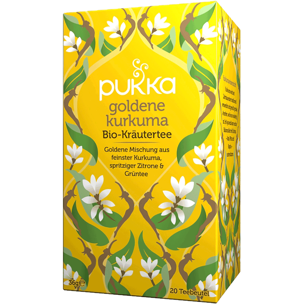Bild: pukka Bio Tee Goldene Kurkuma