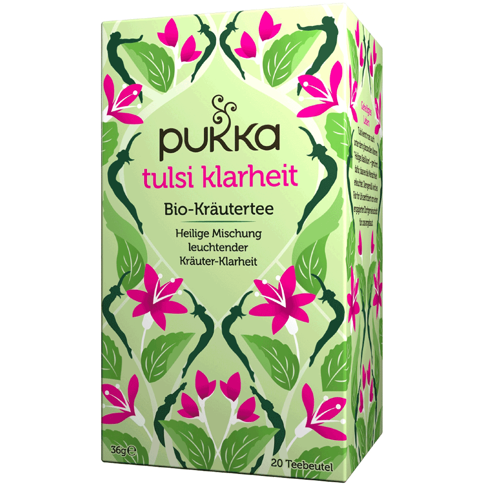 Bild: pukka Bio Tee Tulsi Klarheit
