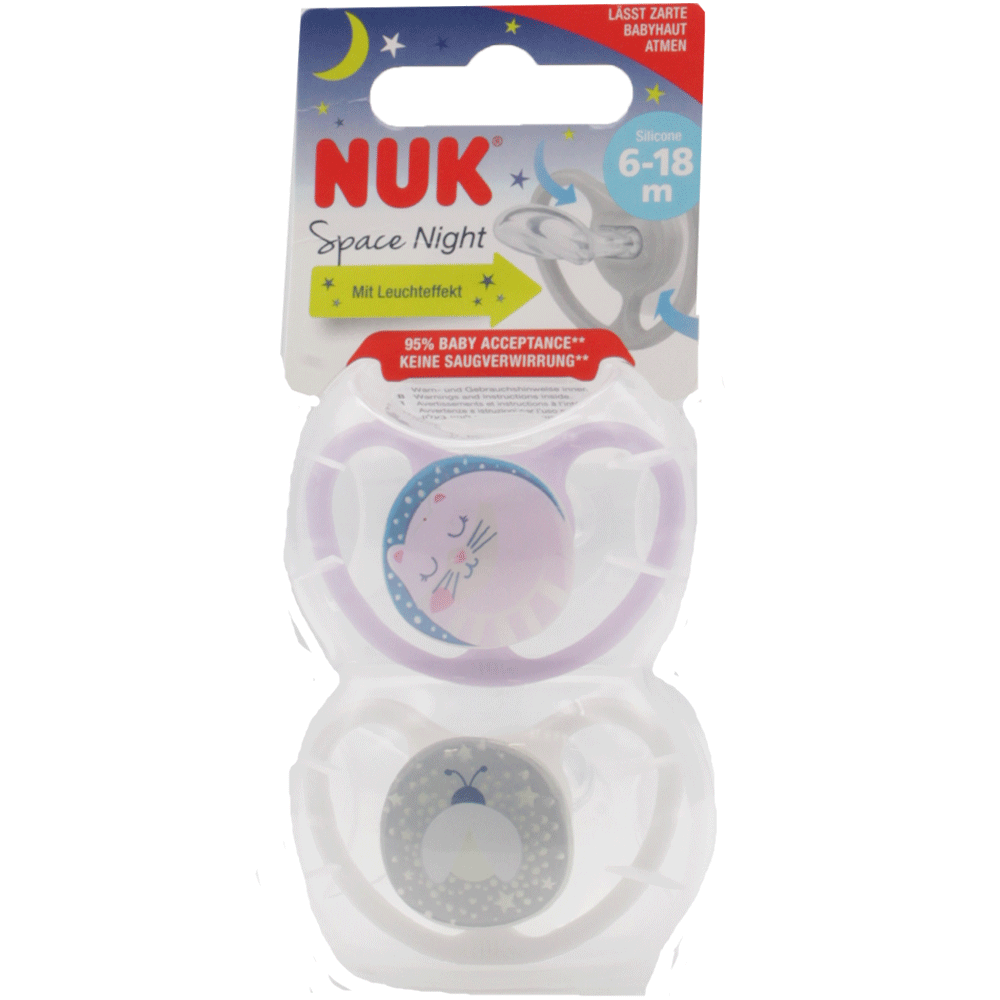 Bild: NUK Space Night Schnuller Gr. 2