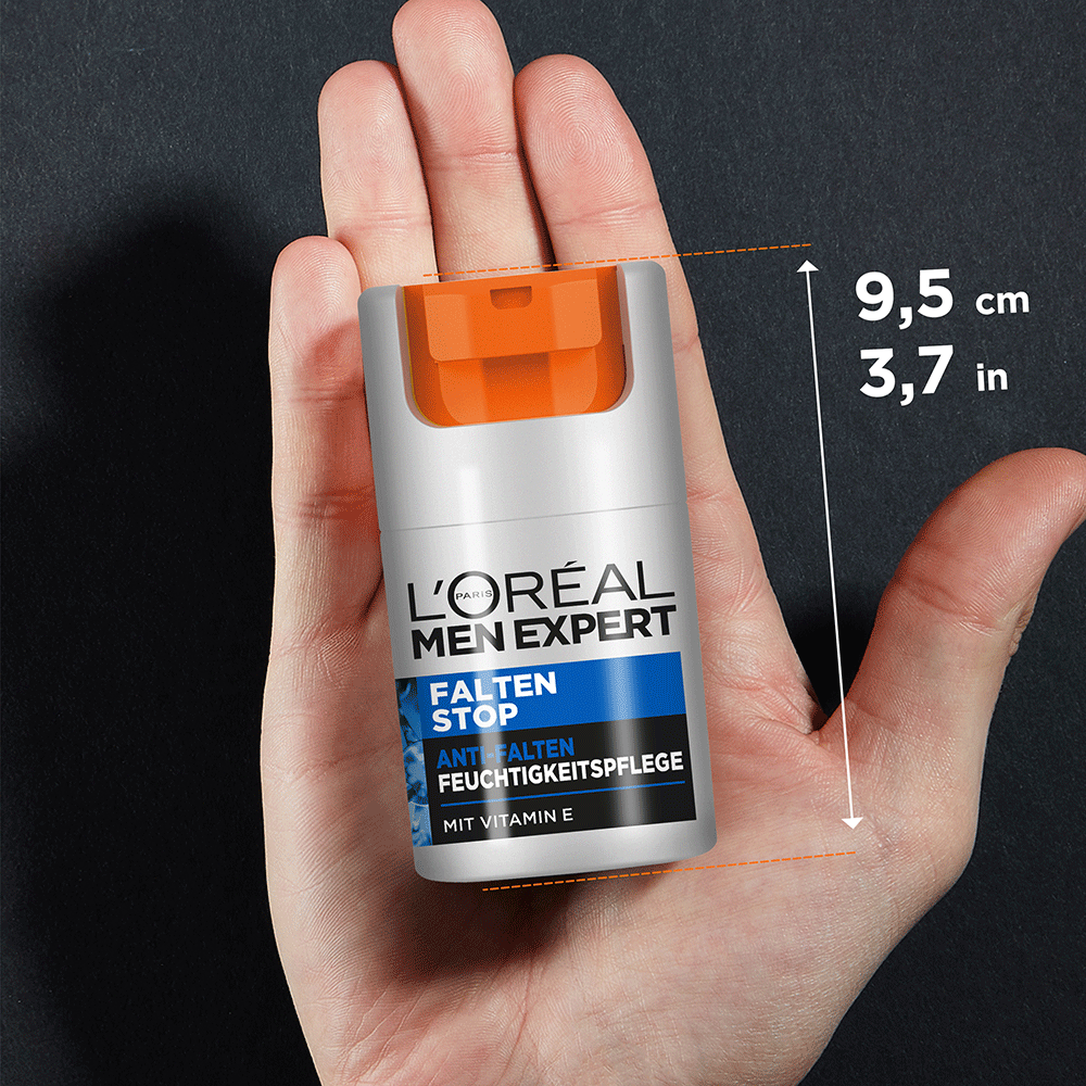 Bild: L'ORÉAL PARIS MEN EXPERT Falten Stop Anti-Falten Feuchtigkeitspflege