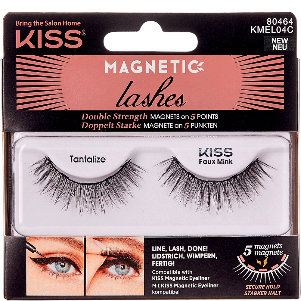 Bild: KISS Magentic Eyeliner Lash 04 