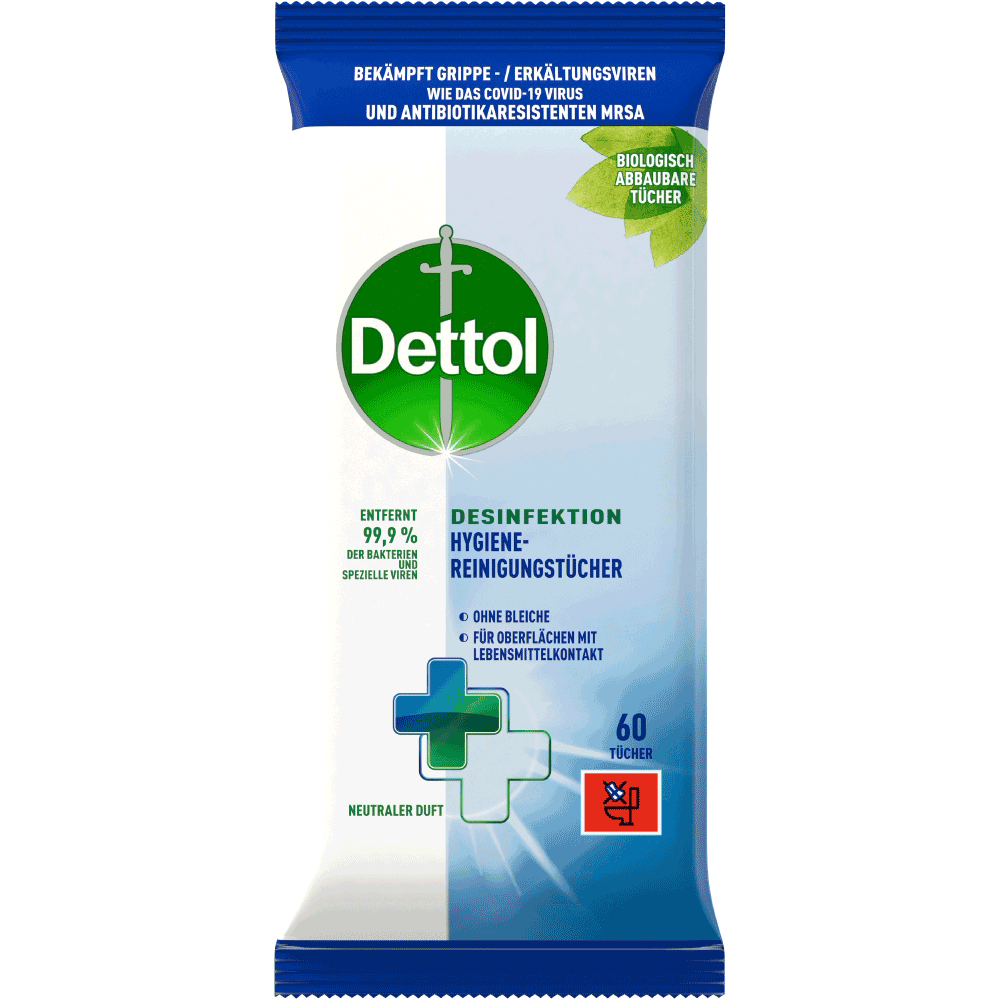 Bild: Dettol Hygiene-Reinigungstücher