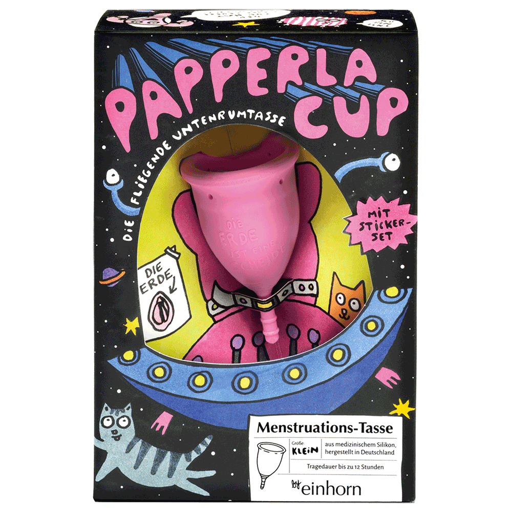 Bild: Einhorn Menstruationscup Größe S