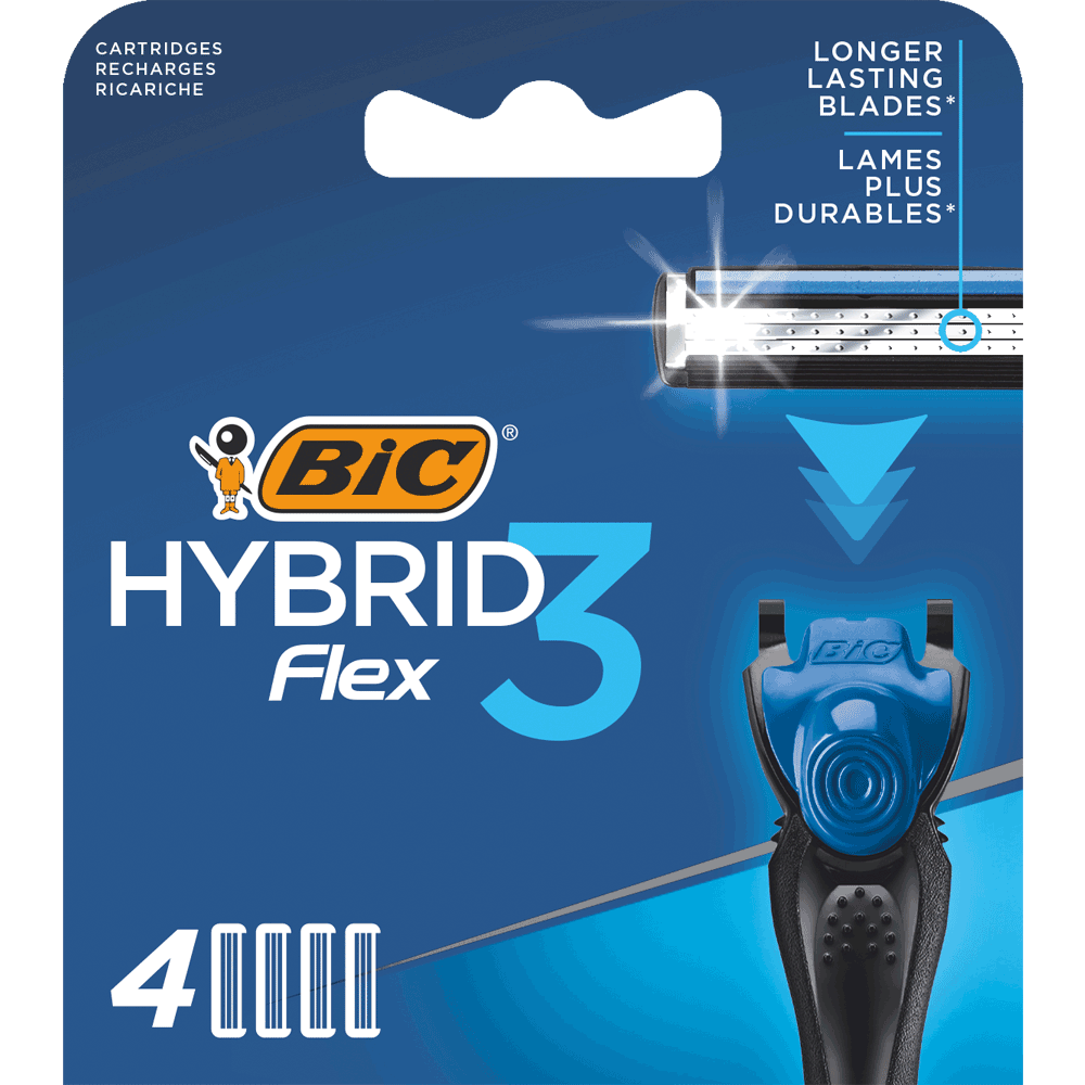 Bild: BIC Hybrid Flex 3 Klingen