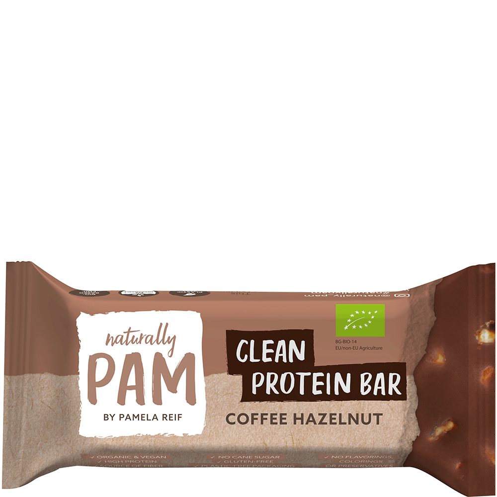 Bild: Naturally PAM by Pamela Reif Organic Protein Bar Coffee Hazelnut