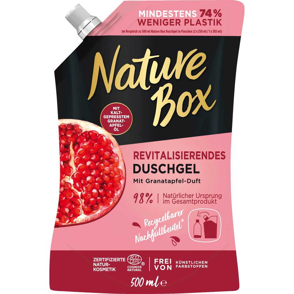 Bild: Nature Box Dusche Granatapfel Nachfüllbeutel