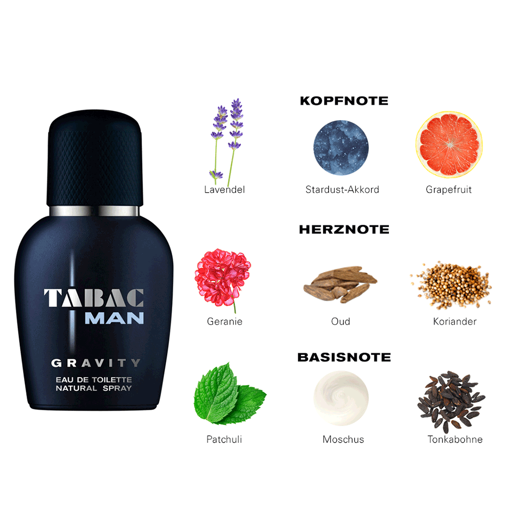 Bild: Tabac Man Gravity Geschenkset Eau de Toilette 30 ml + Duschgel 75 ml