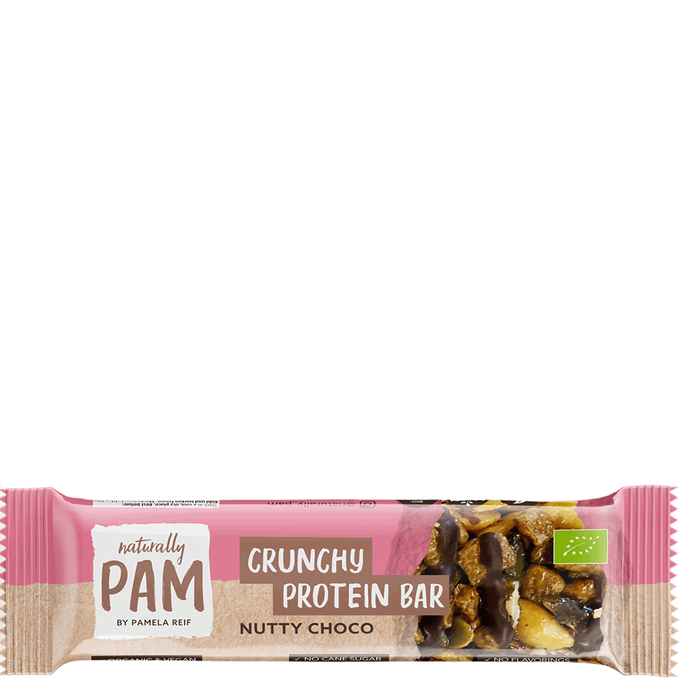 Bild: Naturally PAM by Pamela Reif Crunchy Protein Bar Nutty Choco