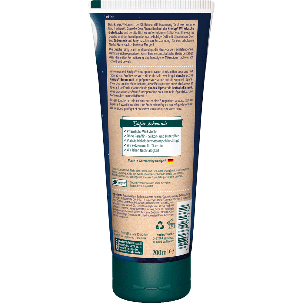 Bild: Kneipp Cremedusche Gute Nacht