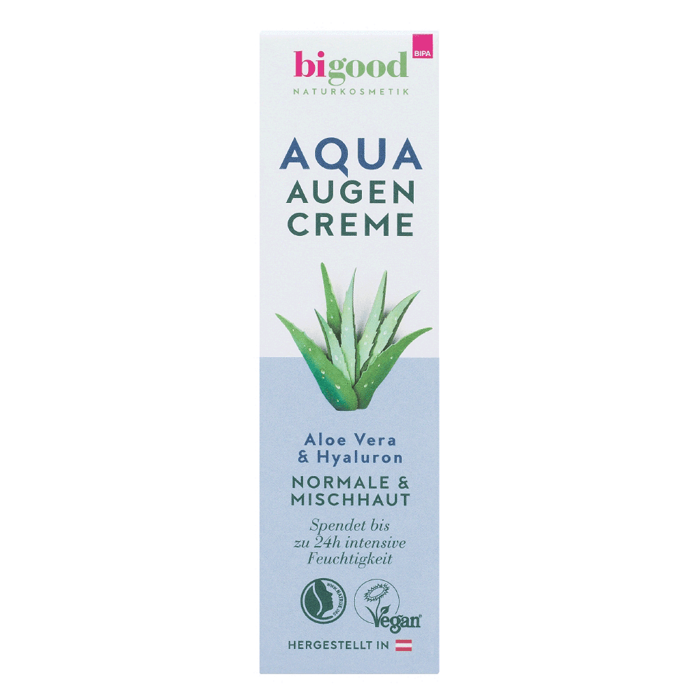 Bild: bi good Aqua Augencreme Aloe Vera & Hyaluron