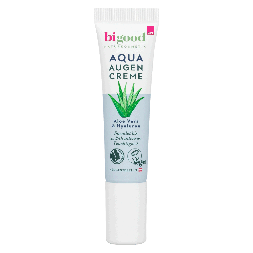 Bild: bi good Aqua Augencreme Aloe Vera & Hyaluron