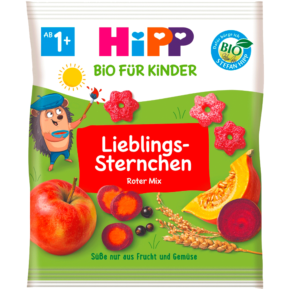 Bild: HiPP Knabber Sternchen mit Gemüse