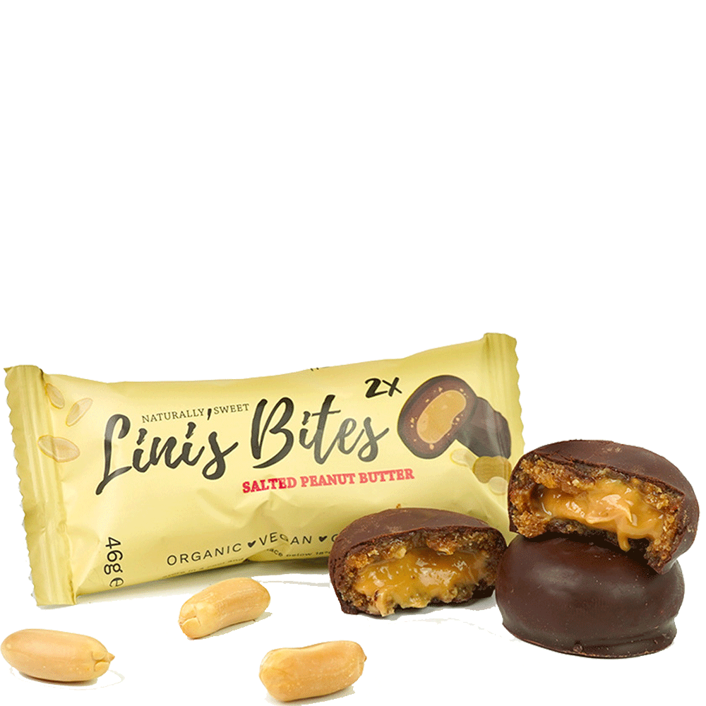 Bild: Linis Bites Pralinis Salted Peanut Butter