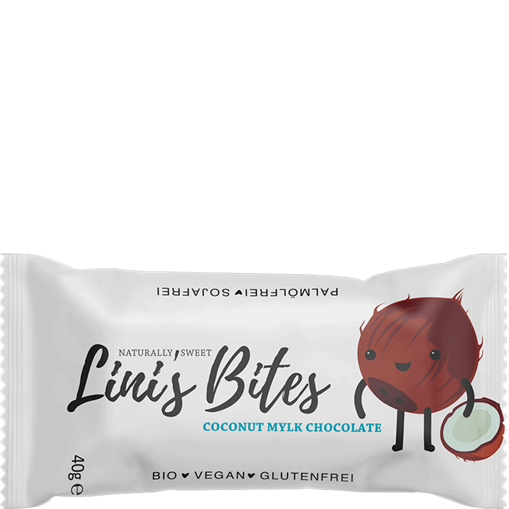 Bild: Linis Bites Riegel Coconut Mylk Chocolate