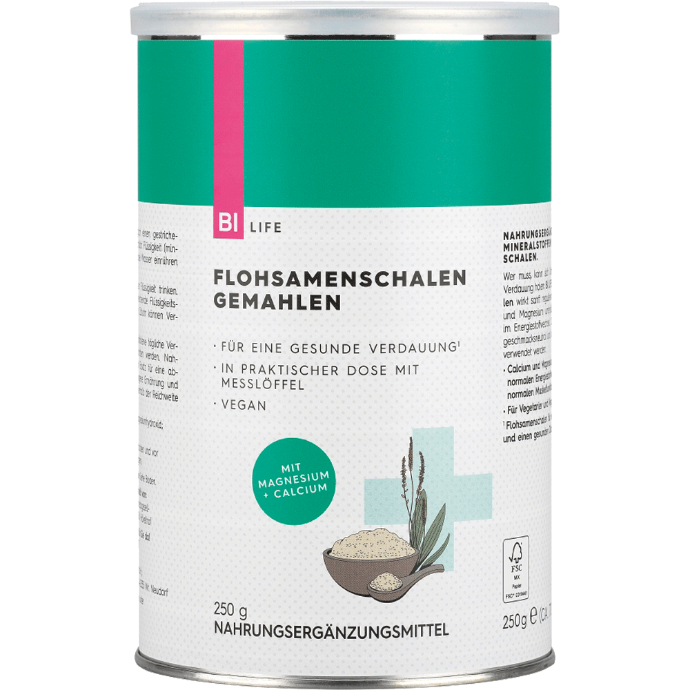 Bild: BI LIFE Flohsamenschalen