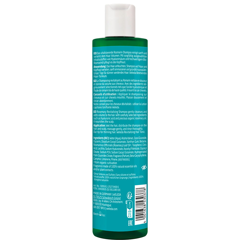 Bild: WELEDA Revitalising Shampoo Rosmarin