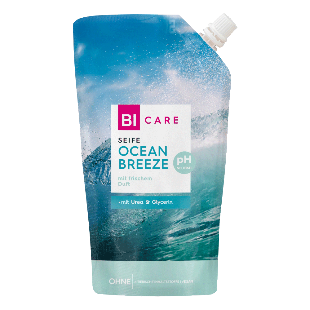 Bild: BI CARE Seife Ocean Breeze Nachfüllbeutel