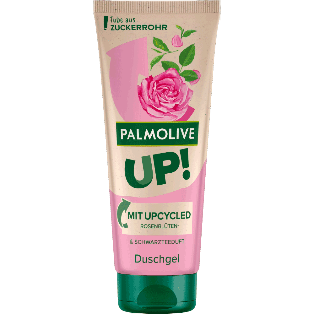 Bild: Palmolive Duschgel upcycled - Rosenblüten & Schwarzteeduft